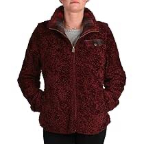 Pendleton Cozy Warm Fuzzy zip front ladies XL jacket coat - Picture 1 of 10